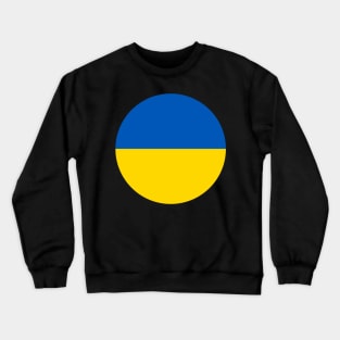 Dot Ukraine Flag Crewneck Sweatshirt